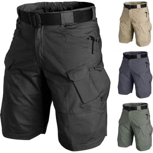 Outdoor/Hiking Shorts Men Summer Tactical Shorts Waterproof Quick Dry Work Camo Short Pant for Hunting Fishing Military Shorts