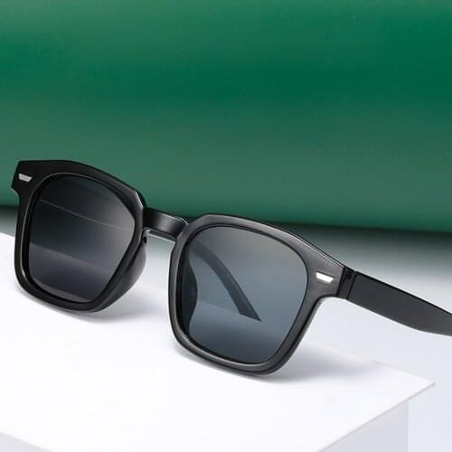 Elbru Simplicity Frame Rice Nails Sunglasses For Women Men Fashion Outdoor Driving Fishing UV400 Sun Glasses Eyewear Shades