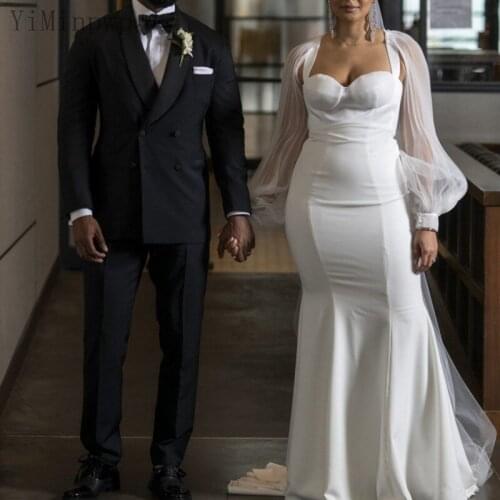 YiMinpwp Long Sleeve Wedding Dresses