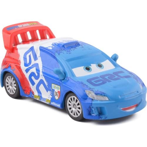 1:55 Scale Disney Pixar Cars Cartoon French Racing Lightning Mcqueen No.95 Metal Diecasts Toy Vehicles Boys Birthday Gifts