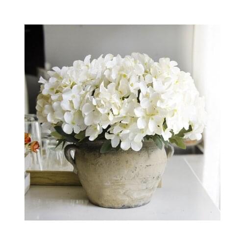 1 Bundle Beautiful 6 Forks Hydrangea Artificial Silk Flowers Bouquet Flores Home Party Spring Wedding Decoration Mariage Flower