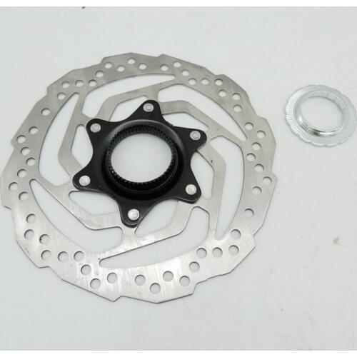 1PC Safety Bike Brake SM-RT10-S Mountain Bike Disc Brake Rotor Center Lock 160mm with Lock Ring