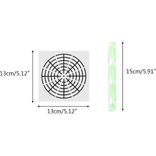 16pcs/set Mandala Dotting Tools Kit for Painting Rock Stone Pottery Acrylic Rods Sculpture Stencil R9UA