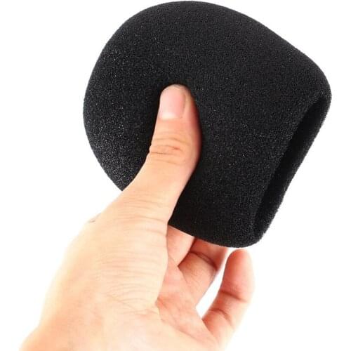 Black Replacement Handheld Microphone Mic Grill Windshield Wind Shield Sponge Foam Cover For Condenser Recording BM 800