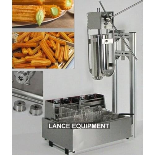 Hot sale 5L churros maker machine with 12L electric churros fryer