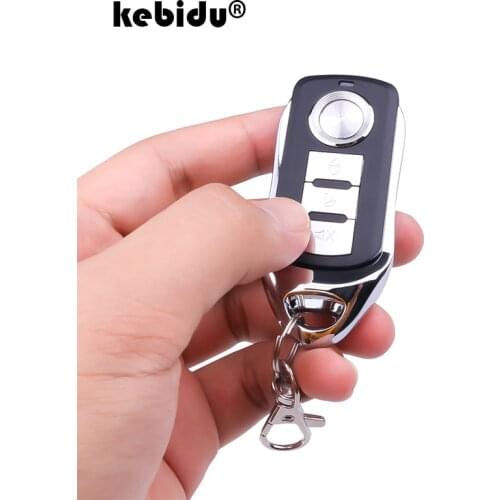 Kebidu Wireless 433Mhz Remote Control Copy Code Remote RF 4 Channel Electric Cloning Gate Garage Door Auto 433Mhz