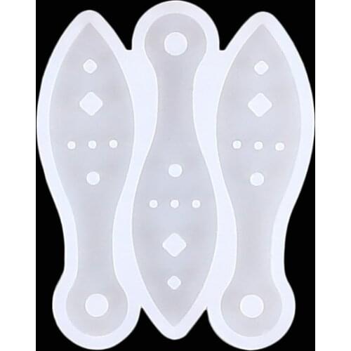 Mini Token Fan Epoxy Resin Mold Keychain Pendant Casting Silicone Mould DIY Crafts Jewelry Casting Tools