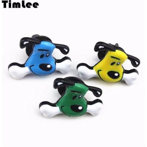 Timlee X258 BD Fashion Cartoon Cute Dog Chew Bone Brooch Pins,Fashion Jewelry Wholesale