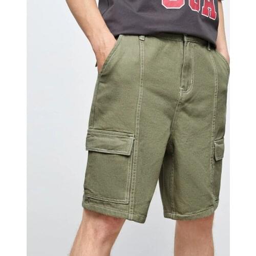 Mens jogging overalls shorts casual hip-hop boyfriend pants 2021 new sports pants casual straight street mens unisex pants men