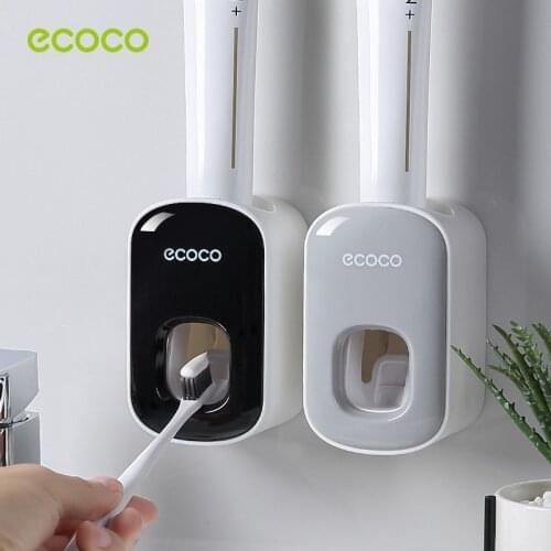 Wall Mount Automatic Toothpaste Dispenser Bathroom Accessories Set Toothpaste Squeezer Dispenser Bathroom Toothbrush Holder Tool