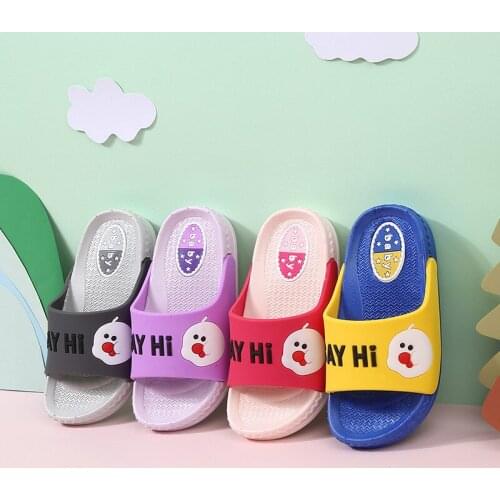 2020 New Boy Girl Anti-slip Soft-Sole Beach Slipper Cartoon Cute Slipper Summer Outdoor Flip Flop Sandals Wholesale