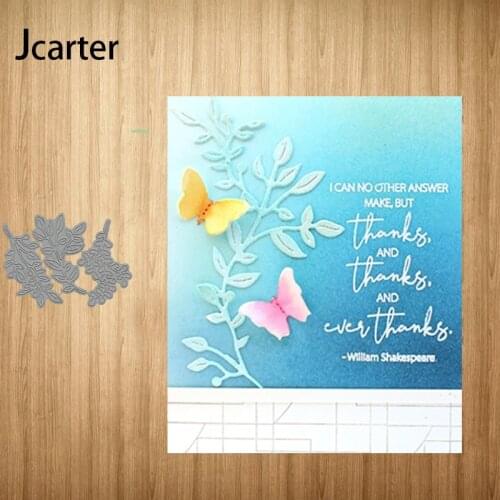 2021 New Branches Leaves Metal Cutting Dies Shape for Scrapbooking Craft Die Cut Stencil Card Make Mould Sheet Decoration Design