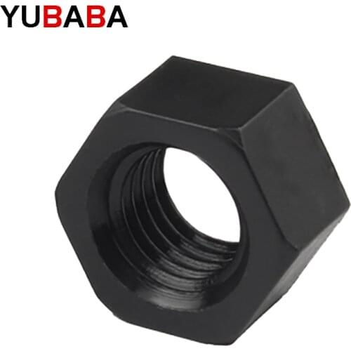 DIN934 M2 M2.5 M3 M4 M5 M6 M8 M10 M12 Black/white Nylon Hex Nut Hexagon Plastic Nuts