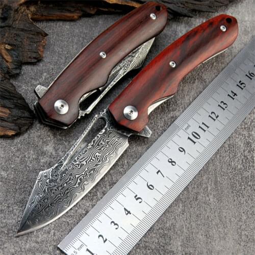 Eafengrow EF908 Folding Pocket Knife G10 Handle D2 Blade Outdoor/Camping/Hunting/Knife Utility/Survival/EDC/Garden/Knife