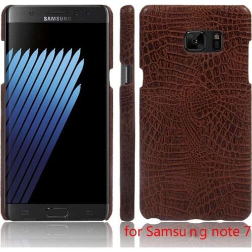 SUBIN 2016 New Luxury Crocodile Skin PU Leather Case For Samsumg GALAXY note7 5.7" Back Cover Phone Protective Cases