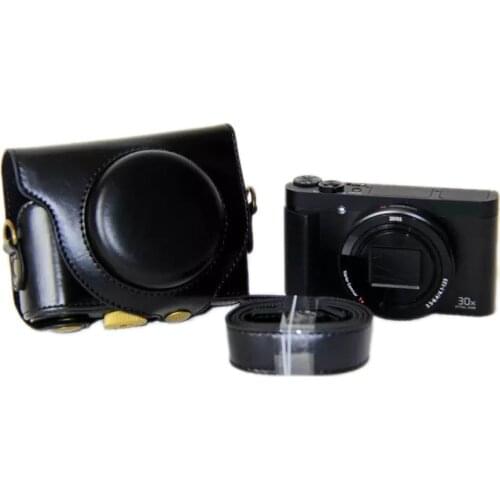 PU Leather Camera Case Shoulder Bag Hard Bags For Sony HX90V HX90 WX500 DSC-HX90V DSC-HX90 DSC-WX500 Digital