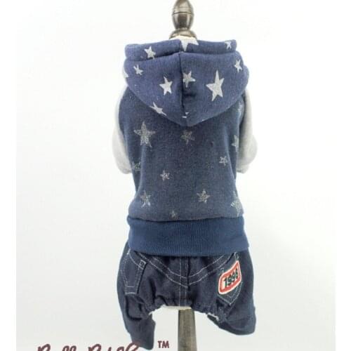 Dog Jumpsuit Warm Winter Dog Coats Clothes Soft Cotton Fleece Wear Autumn Hoodie Jackets Suit for Small Medium Large Pet Dogs