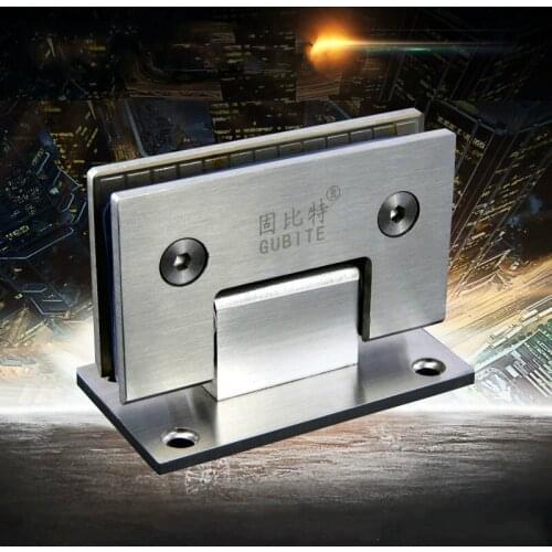 High Quality 90 Degrees open Stainless Steel Wall Mount Glass Shower Door Hinge