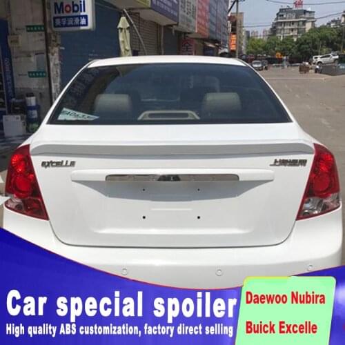 High quality ABS material spoiler for Daewoo Nubira / Buick Excelle spoilers rear wing spoiler 2003 2004 2005 2006 2007 spoiler