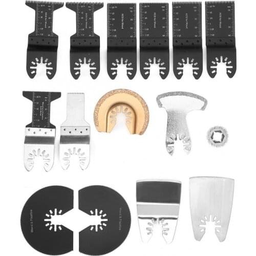 15pcs Universal Oscillating Saw Blade Multifunctional High-Carbon Steel Cutting Tool