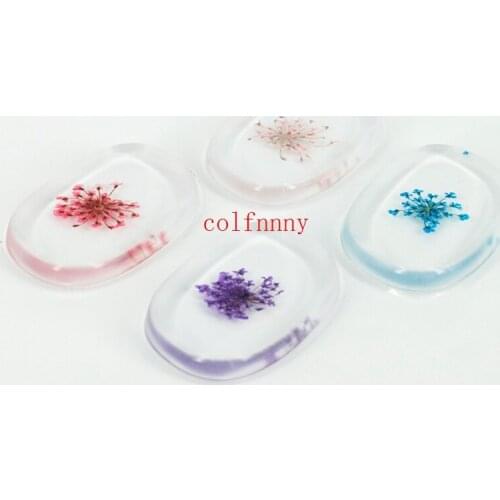 200pcs/lot Silicone Flower Makeup Puff Soft Gel Makeup Puff Transparent Silica Flawless Cosmetics Sponge Jelly Powder Puff
