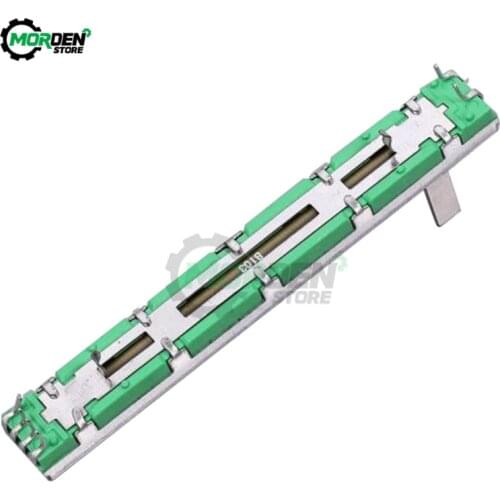 75mm Mixer Fader BK10x2 Two-Channel Straight Sliding Potentiometer B103 7.5CM Mixer Fader