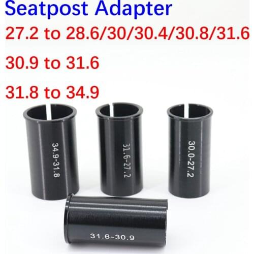 Seatpost Adapter shim spacer diameter size change pin seat 25.4 27.2 30.0 30.4 30.8 28.6 30.9 31.6 mm MTB bike tube convert