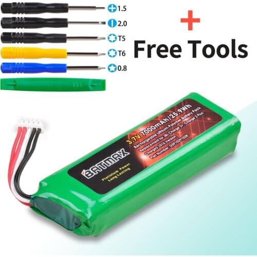 7000mAh 3.7V Battery GSP1029102 for JBL Charge 2 Plus, Charge 2+, Charge 3 2015 Version