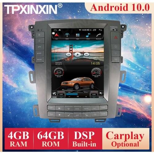Tesla Vertical Screen Android 10 For Ford Edge 2008 - 2014 Car Radio Multimedia Video Recorder Player Navigation GPS Accessories
