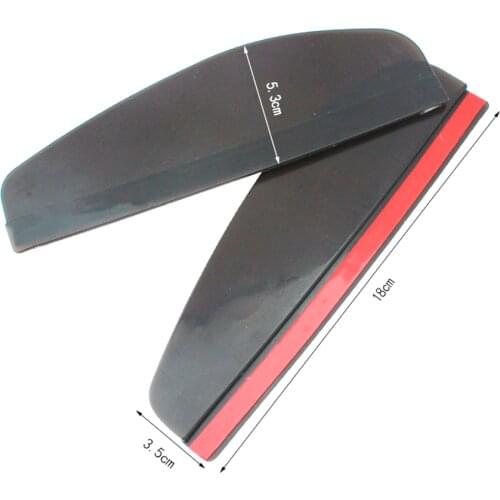 Car shape rearview mirror rain eyebrow sun shade personality sticker for Renault Megane Kadjar EZ-GO Captur Arkana Zoe