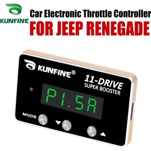 KUNFINE Car Electronic Throttle Controller Racing Accelerator Potent Booster For JEEP RENEGADE Tuning Parts Accessory 11 Drive