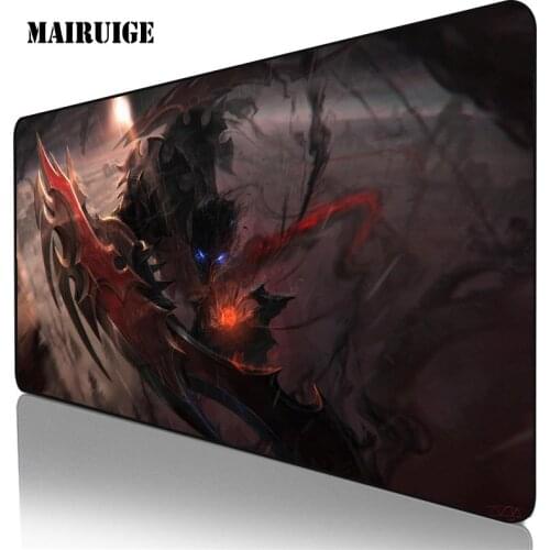 90x40cm Large Mouse Pad Anti-slip Table Pad Gaming Room Accessories League of Legends Nocturne Keyboard Desk Mat Laptop Mousepad