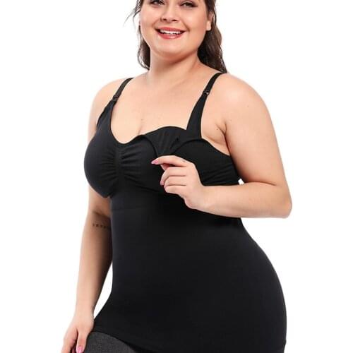 Plus Size 5XL Maternity Nursing Clothes Pregnant Women Postpartum Shapewear Sexy Tanks Pregnancy Breastfeeding Underwear Bra
