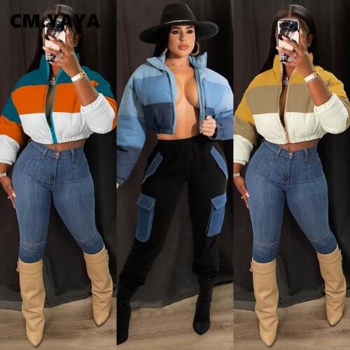 Женские длинные пуховики CM.YAYA China At AliExpress