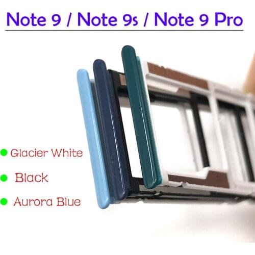 New For Xiaomi Redmi Note 9 SIM Card Slot SD Card Tray Holder Adapter