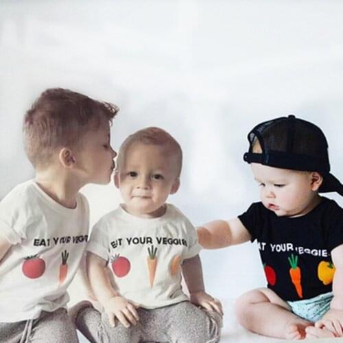 Childrens T shirt Boys T-shirt Baby Clothing Little Boy Summer Shirt Tees Designer Cotton Cartoon Clothes BBT021