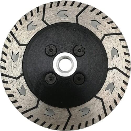 New 125 x 2.8mm M14 Double-Sided Diamond Saw Blade Grinding Slice Sharp Type With Flange