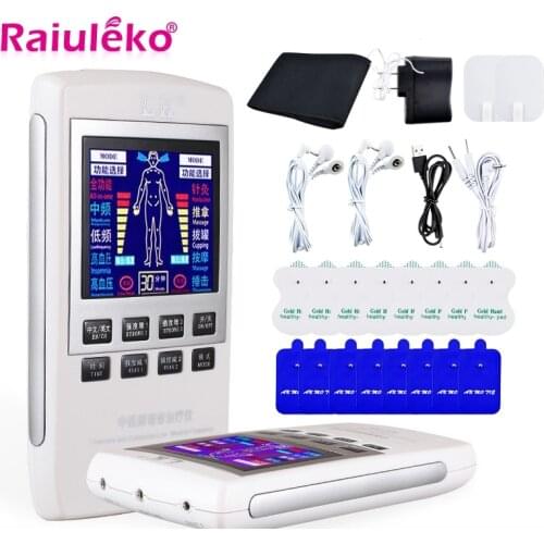 Electronic Pulse Massager Tens EMS Machine Massager Acupuncture Massager Nerve Muscle Stimulator Frequency Physiotherapy Device