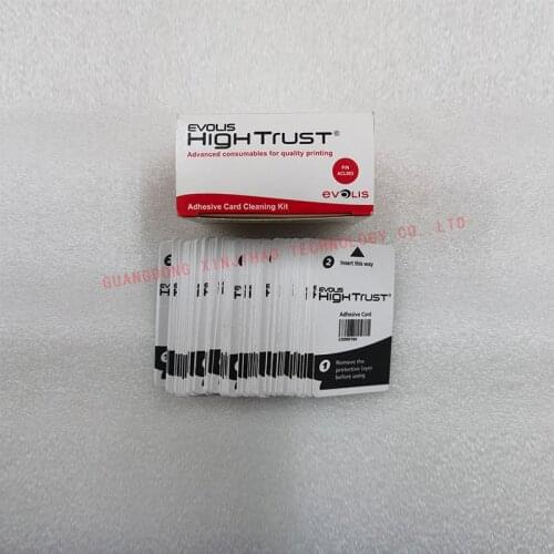 Evolis Primacy/Zenius/Elypso/KC200B/Issengo/EDIKIO FLEX/EDIKIO DUPLEX Card Printer ACL003 Cleaning Kit/cleaning card
