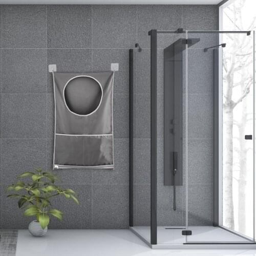 Space Saving Hanging Laundry Hamper Bag Door Back Hangers Large Dirty Clothes Storage Organizer Home Laundry Basket Pouch steady