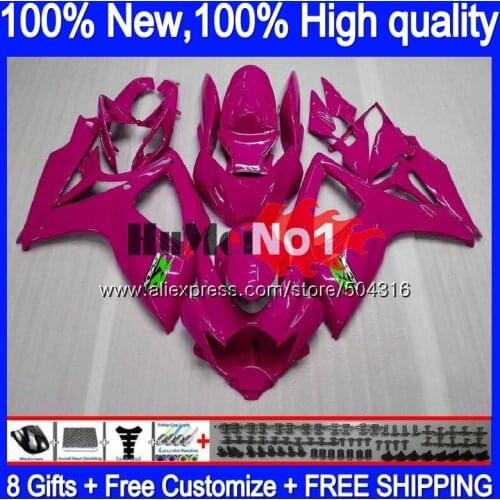 Body For SUZUKI GSX R600 GSX-R750 GSXR 600 750 CC 06 07 2006 2007 16MC.70 Glossy rose GSXR-600 K6 GSXR600 GSXR750 06 07 Fairing