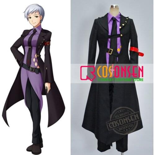 COSPLAYONSEN Umineko no Naku Koro ni Ushiromiya Kyrie Cosplay Costume Black Purple Full Set Costume All Size