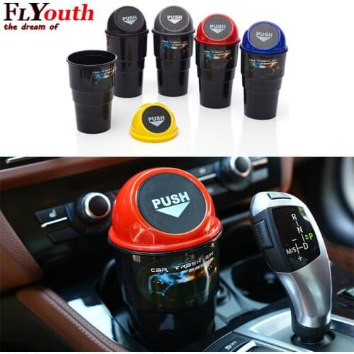 Top Fashion Multi-color Creative Car trash Can Car Mini Trash Can Multi-purpose Bucket Car Trash Can Wholesale Dropshipping