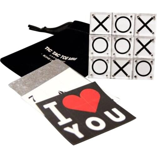 Mini Tic Tac Toe Pro By Bond Lee - Magic Tricks Magic Props Mentalism Magic Close Up Street Magic Tool