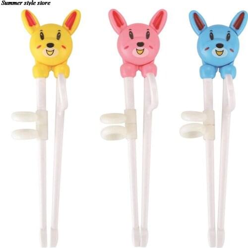 Cartoon Rabbit Children Practice Chopsticks Baby Learning Educational Training Chopsticks Dinnerware