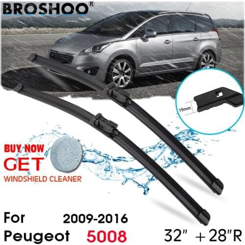 Car Wiper Blade Front Window Windscreen Windshield Wipers Blades Arm Auto Accessories For Peugeot 5008 32"+28"R 2009-2016
