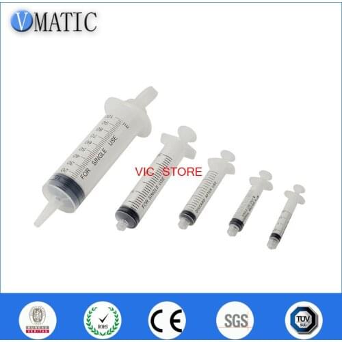 Free Shipping 50Pcs 3ml Dispensing Plastic Liquid Dispenser Syringe