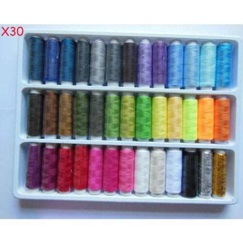 Embroider cotton thread 13 kind colour select DIY handwork sewing material 39pcs/1box sell fit family expenses sewing machine