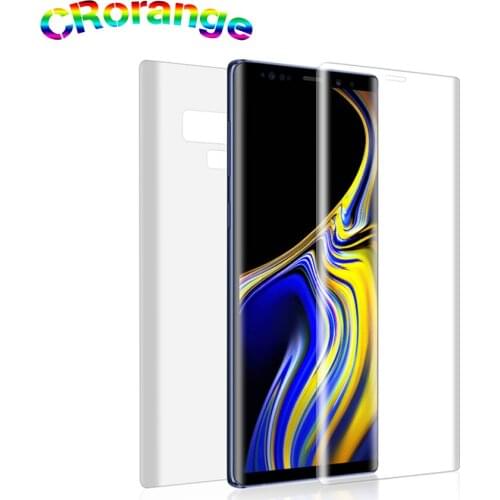 Back+Front Screen Protector For Samsung S20 Plus ultra Soft Hydrogel Invisible Nano Film For Samsung Note9 S10e Plus Note 10 Pro