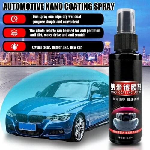 Spot Car Repairing Spray Oxidation Liquid Ceramic Coat Super Hydrophobic Glass 120ml M8617